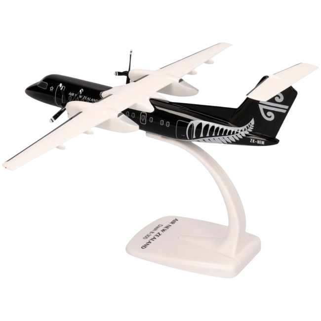 Herpa Snap-Fit Flugzeugmodell Air New Zealand Dash 8-300 "All Blacks" (1:100)